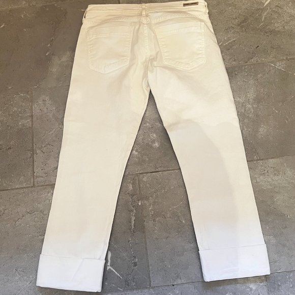Citizens of Humanity white denim cropped jeans, size 30 - Picture 7 of 10